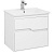 Тумба под раковину Aquanet Модена 65 198485 подвесная Белый глянец