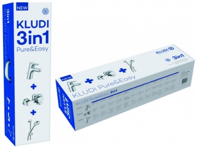 Комплект смесителей Kludi Pure&Easy 376850565 Хром