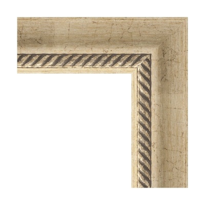 Зеркало Evoform Exclusive 73х53 Состаренное серебро с плетением