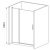 Душевая дверь в нишу Good Door Mokka WTW-140-C-WE 140 профиль Алюминий белый стекло прозрачное Душевая дверь в нишу Good Door Mokka WTW-140-C-WE 140 профиль Алюминий белый стекло прозрачное