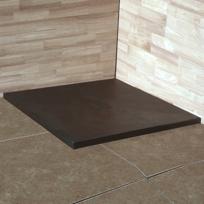 Душевой поддон из искусственного камня RGW STT ST-0099G 80x80x2,5 Графит