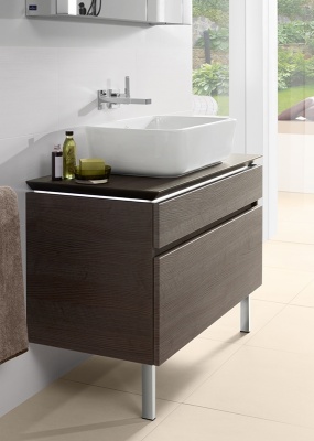 Тумба под раковину Villeroy&Boch Legato 100x55 подвесная Вяз импрессо