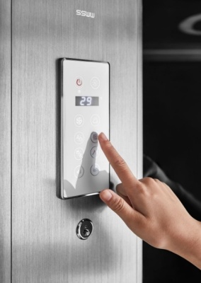 Душевая кабина SSWW BU601 90х90 с баней профиль Голубой сапфир матовый задняя стенка зеркальная