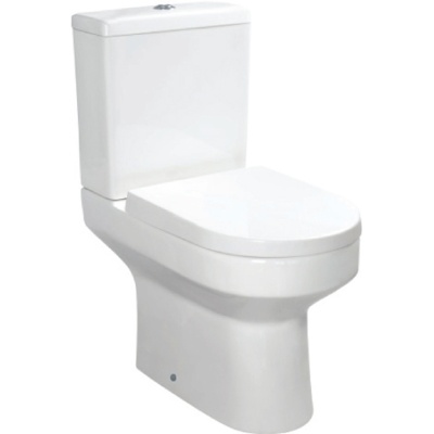 Унитаз компакт Aquanet Logic-C Rimless 240210 без бачка с сиденьем Микролифт