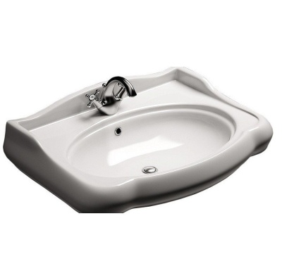 Комплект мебели для ванной Opadiris Лоренцо 60 Светлый орех со светильником Изабель Бронза