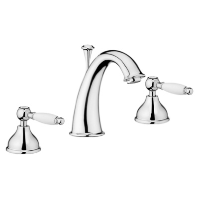 Смеситель для раковины Webert Dorian DO750101 Хром Белый