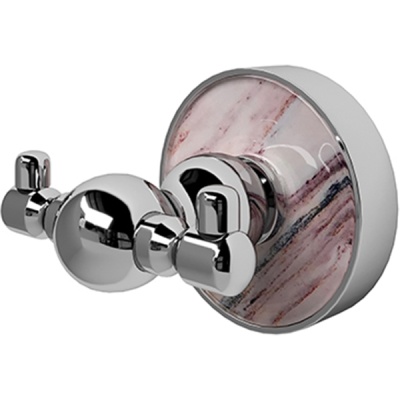 Крючок WasserKRAFT Aland K-8523D двойной Хром