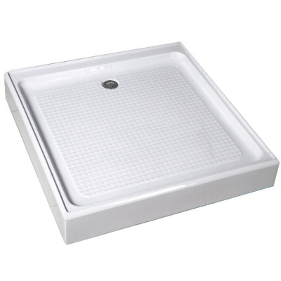 Акриловый поддон для душа River Tana 80x80x15 квадратный Белый