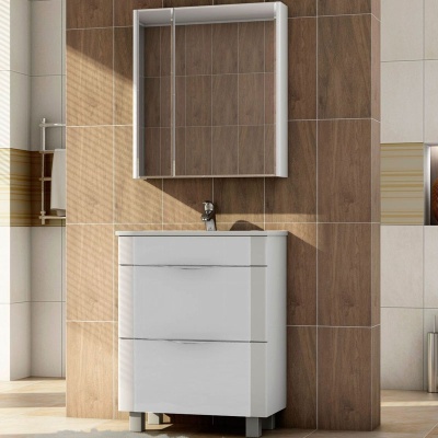 Тумба под раковину Vigo Laura 60 без фасада Белая