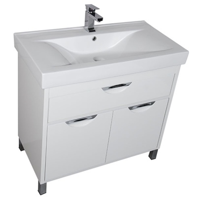 Тумба под раковину Aquanet Гретта 80 233580 Белая