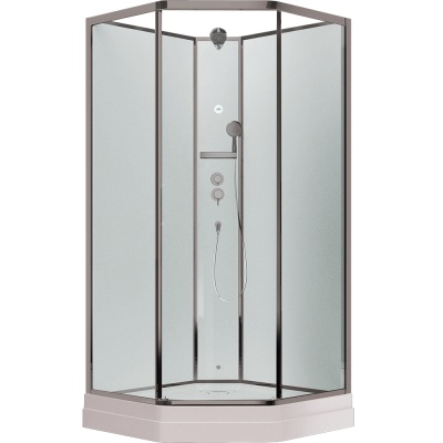Душевая кабина Timo Premium Ilma-709 90х90 профиль Хром стекло прозрачное