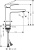 Смеситель для раковины Hansgrohe Metropol 32507700 Белый матовый