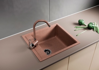 Кухонная мойка Mixline ML-GM28-307 533512 Терракот