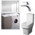 Комплект мебели для ванной BelBagno SET BB N10 Kraft 120 Pietra Grigio