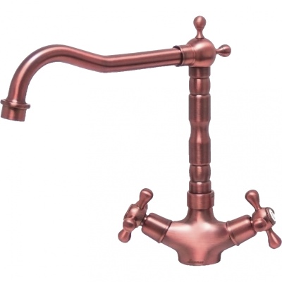 Смеситель для кухни Seaman Barcelone SSL-5079-Aurora Красное золото