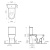 Унитаз компакт Vitra Special Needs Conforma 9832B003-7204 с бачком и сиденьем