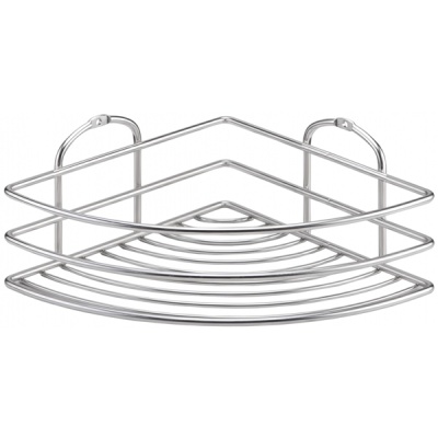 Полка корзина Tekno-tel BK021 угловая Хром