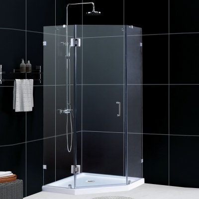 Душевой уголок RGW Hotel HO-82 120x120 петли Хром стекло прозрачное