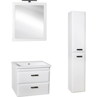 Тумба под раковину Style Line Лотос 70 Люкс Plus подвесная Белая