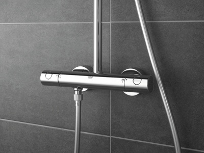 Душевая система Grohe Tempesta Cosmopolitan 27922001 с термостатом Хром