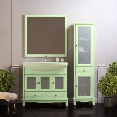 Шкаф пенал Opadiris Омега 45 R Z0000012782 Фисташковый