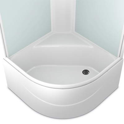Душевая кабина Domani-Spa Eco Delight 99 High 90x90 DS01EcD99HWM00 профиль Белый задние стенки Белые