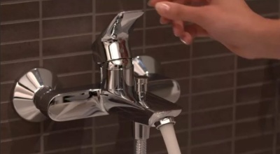 Смеситель для ванны Hansgrohe Talis E 71740340 Черный матовый