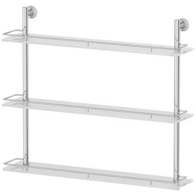 Стеклянная полка FBS Vizovice 071 Хром