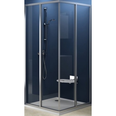 Дверь для душевого уголка Ravak Supernova SRV2-100 S 100x185 14VA0102Z1 профиль Белый стекло прозрачное