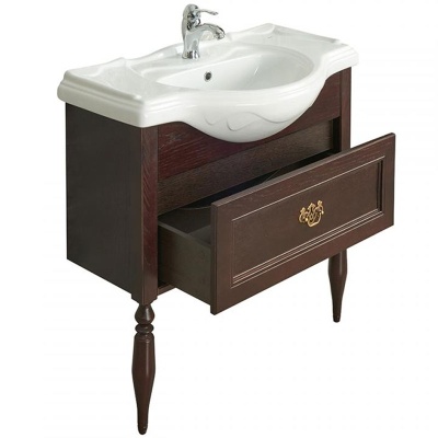 Тумба под раковину Roca America Evolution L 85 ZRU9302959 Дуб темный шоколад