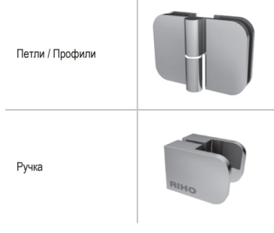 Душевой уголок Riho Scandic Soft Q201 100x100 Хром L