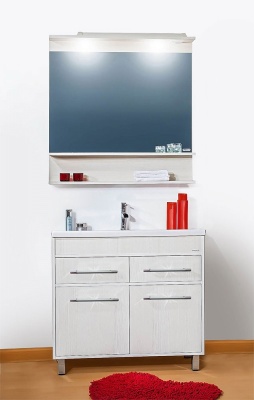 Тумба под раковину Бриклаер Чили 90 Светлая лиственница