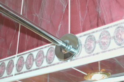 Карниз СанКо прямой хром (до 2 метров)