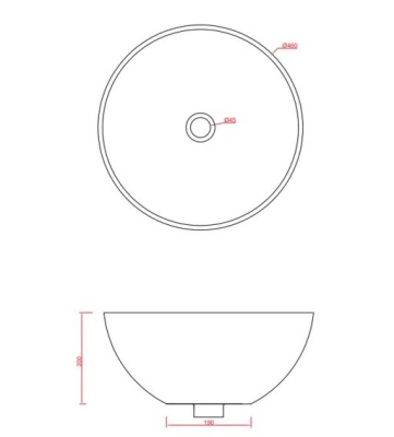 Раковина Artceram La Ciotola 46 LCL001 01 00 Белая
