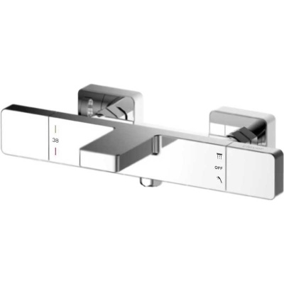 Смеситель для ванны Clever Nine Xtreme 60132 с термостатом Хром