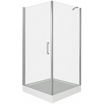 Душевой уголок Good Door Fantasy CR-90-С-CH 90x90 профиль Хром стекло прозрачное