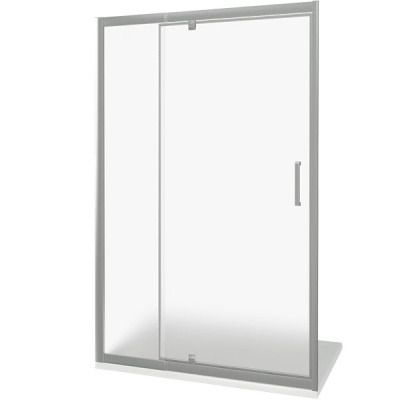 Душевая дверь в нишу Good Door Orion WTW-PD-120 120 профиль Хром стекло прозрачное