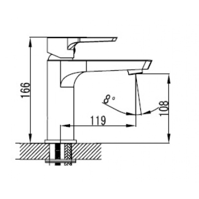 Смеситель для раковины Kaiser Atrio 60111 Хром