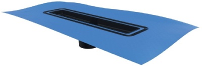 Душевой лоток Berges Wasserhaus Simpel 800 092012 с решеткой Золото глянец