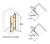 Дверь для душевого уголка Huppe Aura Elegance 80 400401.087.316 Профиль матовый хром, стекло матовое, правая