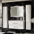 Шкаф пенал Aima Design Amethyst 30П вогнутый L White