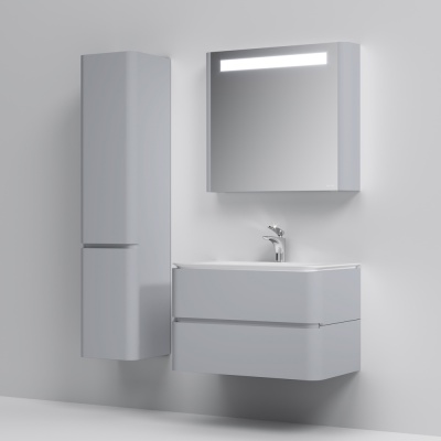 Тумба под раковину AM.PM Sensation 80 M30FHX0802FG подвесная Серый шелк