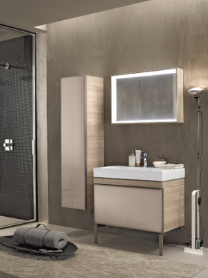 Тумба под раковину Geberit (Keramag) Citterio 835175000 Светлый дуб/Бежевый