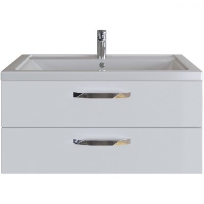 Тумба под раковину San Star Кристал 100 84.1-1.5.1. подвесная Белая