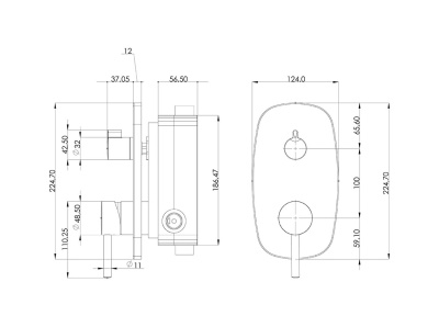 Душевая система Teska Sardes AS2200 Хром