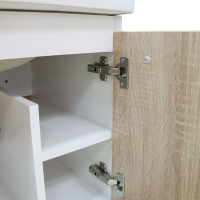 Тумба с раковиной Comforty Рига 60 4142213 подвесная Дуб сонома