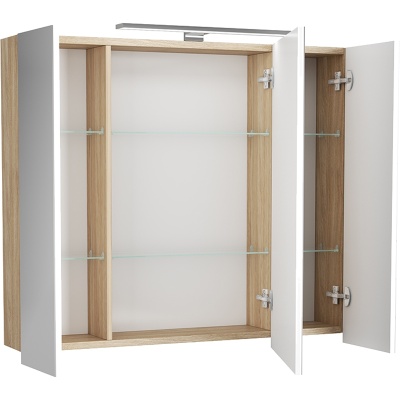 Зеркальный шкаф Diborg Lande Q 80 77.3105 Дуб