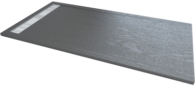 Душевой поддон из искусственного камня RGW STM-118G 80x110x2,5 Серый