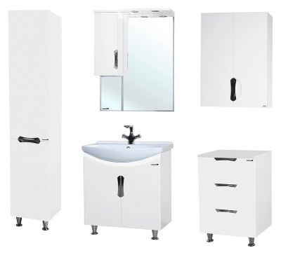 Тумба c раковиной Bellezza Лагуна 65 Белая