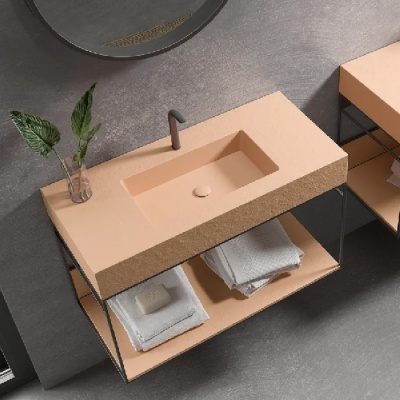 Раковина Acquabella Integra 100 ENCIM.INTEGRA_100_C/F_SLATE_NEGRO Черная